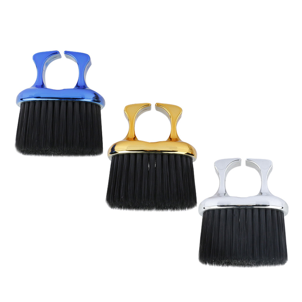 Mens Grooming Barber - 3Pcs Professional Barber Neck Duster Brush