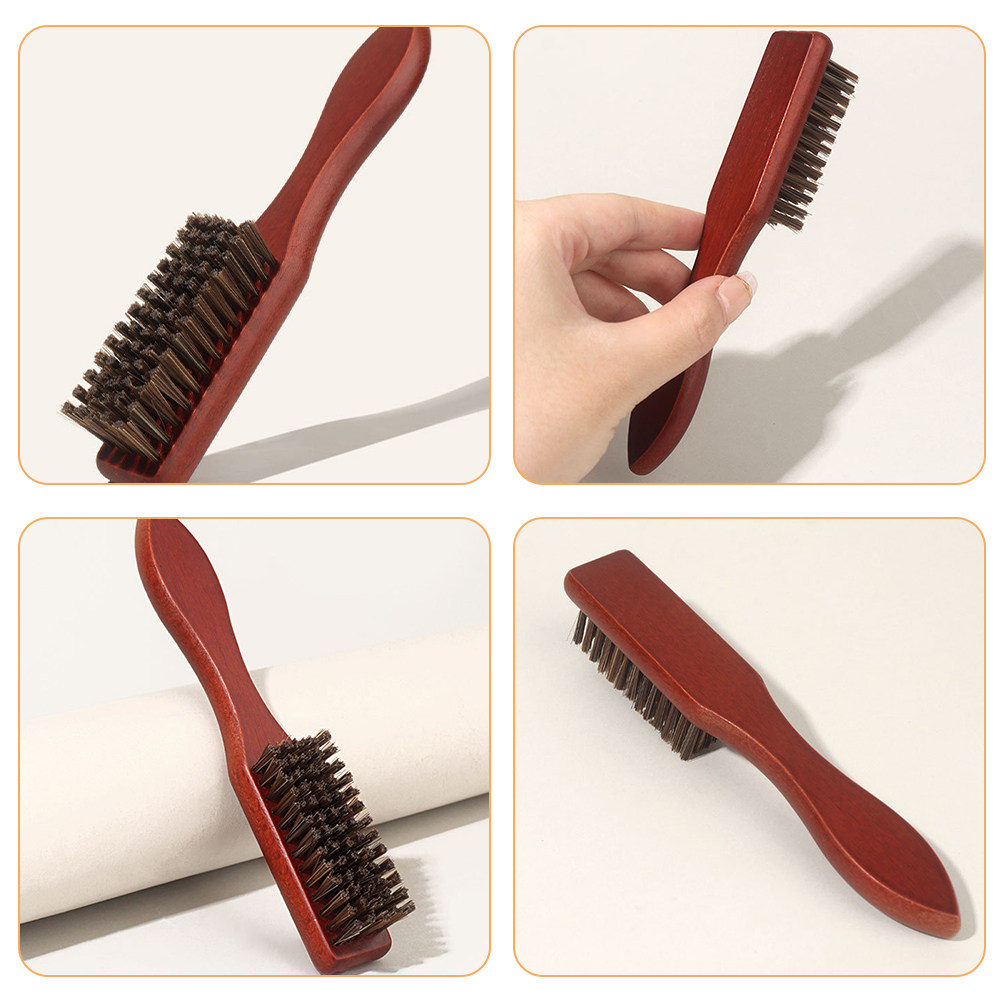 2Pcs Beard Grooming Brush Wood - Men'S Grooming And Style ulasan dan harga