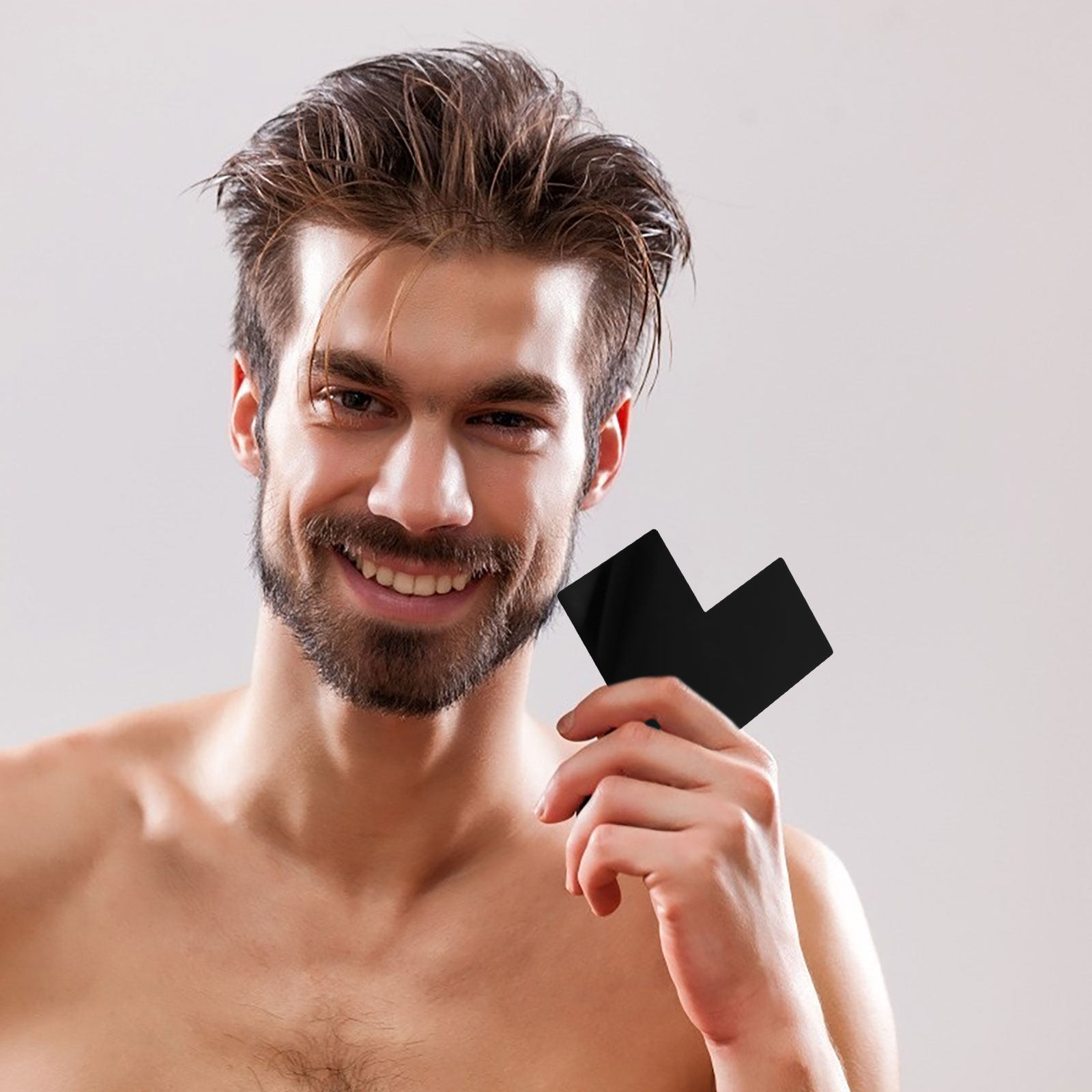Barber Shaping Card Beard Styl - Mens Grooming Barber ulasan dan harga