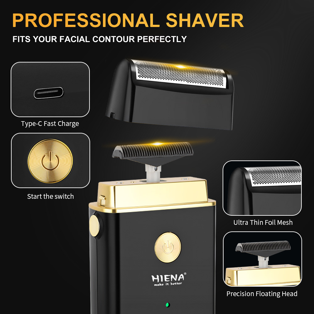 HIENA 4-in-1 Hair Clipper Set  - Mens Grooming Barber ulasan dan harga