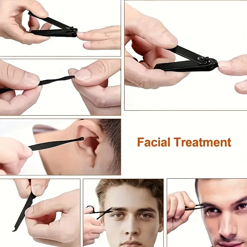 7-24pcs Professional  Nail Cli - Nail Care Kit Mens ulasan dan harga