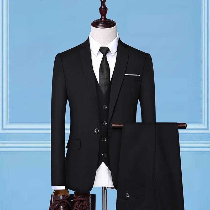 Men Suit 3 Piece Set Slim Fit  - Men'S Grooming And Style ulasan dan harga