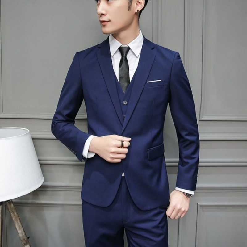 Men Suit 3 Piece Set Slim Fit  - Men'S Grooming And Style ulasan dan harga