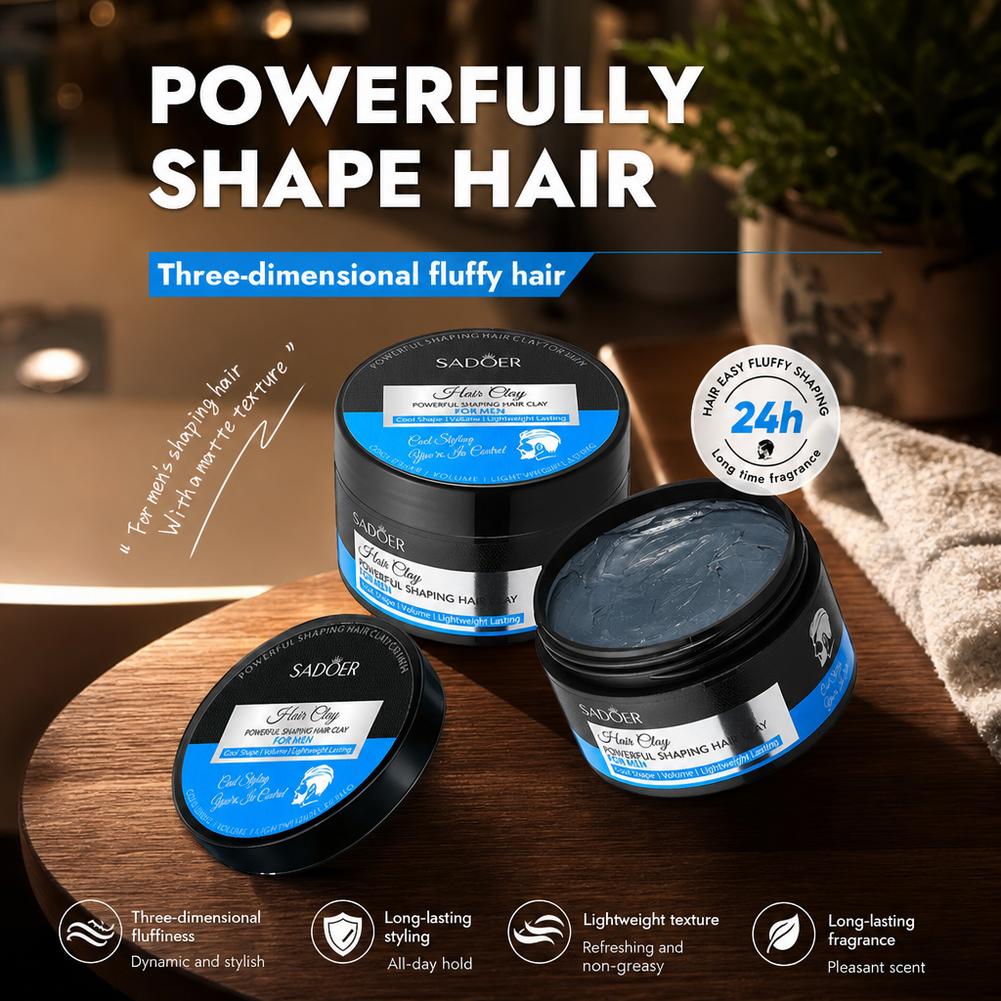 Men's Hair Styling Clay Strong - Men'S Grooming And Style ulasan dan harga