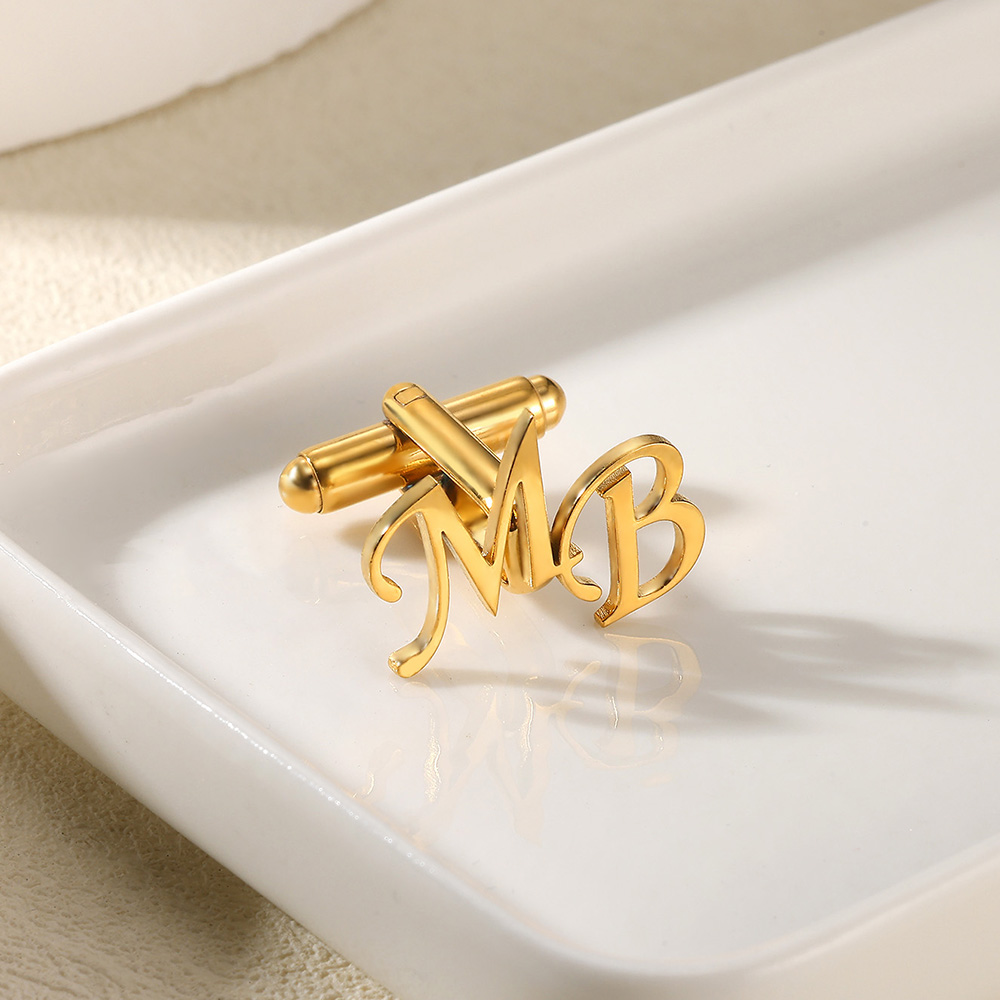 Customized Initial Letter Cuff - Men'S Grooming Gifts ulasan dan harga