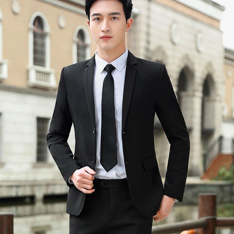 Slim Fit Korean Style Men Blaz - Men'S Grooming And Style ulasan dan harga