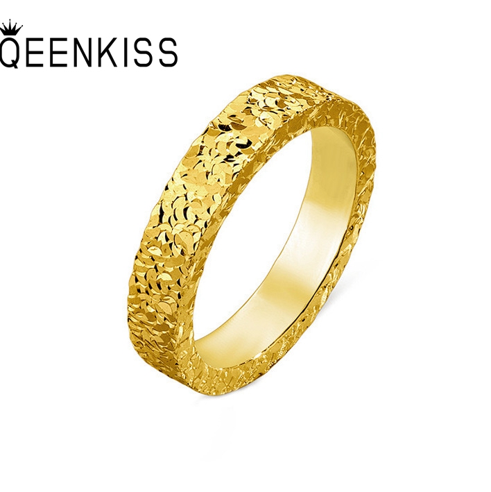 QEENKISS Gold Ice Ring For Wom - Men'S Grooming Gifts ulasan dan harga