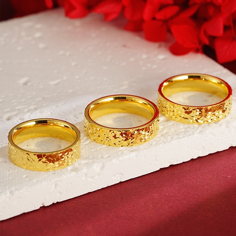 QEENKISS Gold Ice Ring For Wom - Men'S Grooming Gifts ulasan dan harga