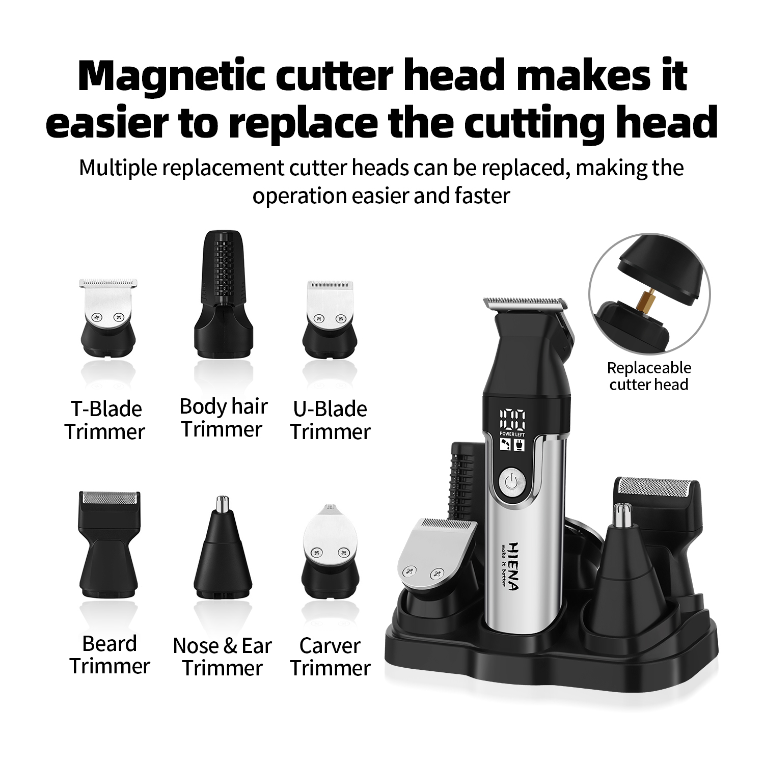 HIENA Professional Multifuncti - Mens Grooming Barber ulasan dan harga