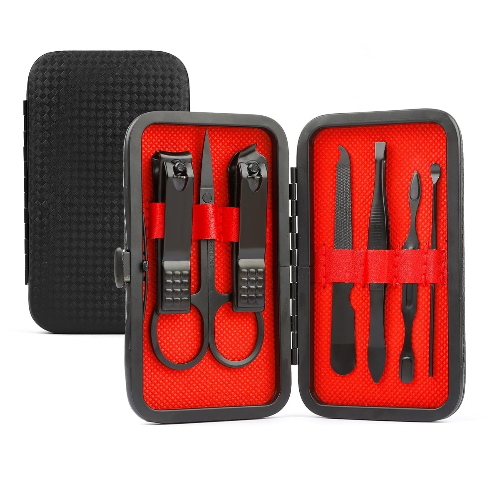 8-in-1 Manicure Kit for Men: S - Nail Care Kit Mens ulasan dan harga
